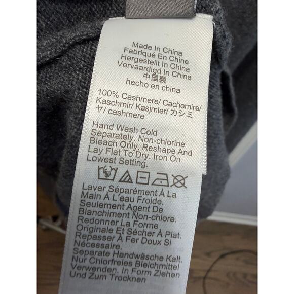 J. Crew Cashmere Relaxed Crew Neck Sweater Casual Wardrobe Grey Women's S - Picture 11 of 13